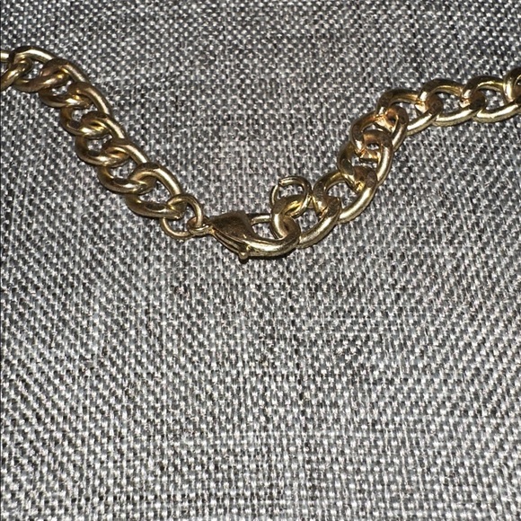 Elegant Gold and Turquoise Necklace - Picture 3 of 3